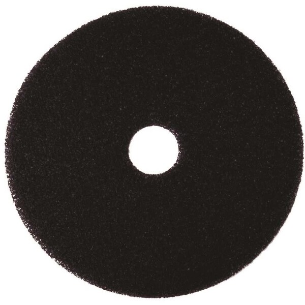 19 in. Black Stripping Floor Pad